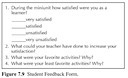 reflective teaching feedback