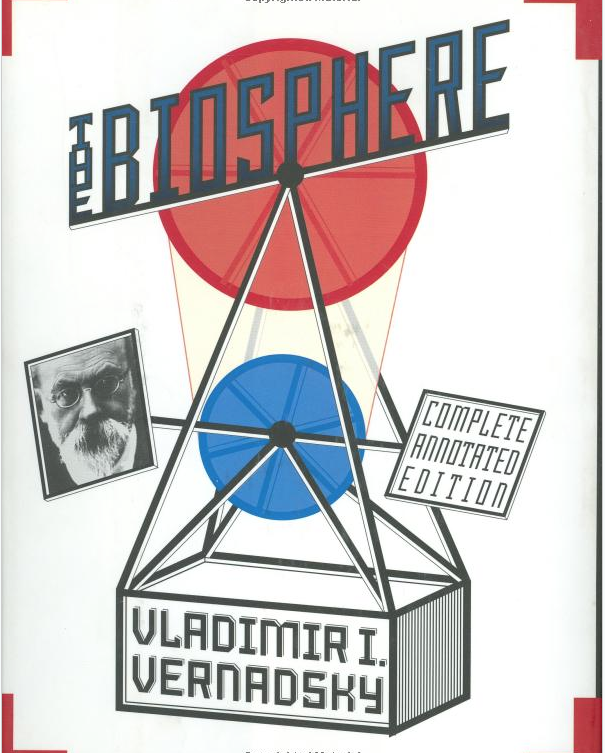 Figure 3. The cover of The Biosphere by Vladimir Ivanovich Vernadsky