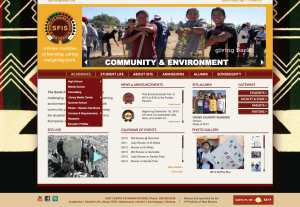 Figure 1. Santa Fe Indian School website